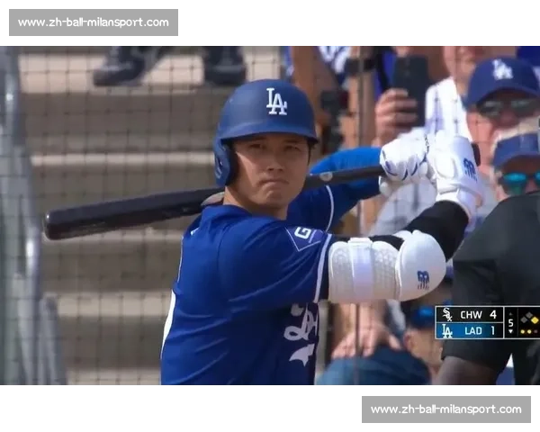 大谷遭死球击中！道奇教练暴怒离场